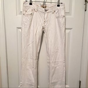 Roxy white flared jeans